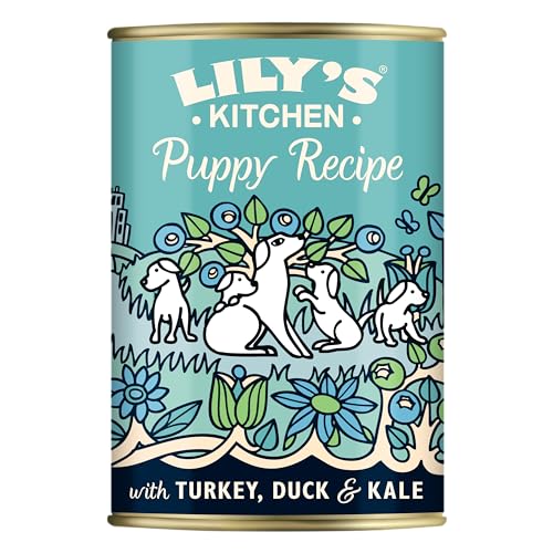 Lily's Kitchen Natürliches Nassfutter für Welpenfutter Hunde Dose - Hundefutter Getreidefreies Rezept (6 x 400g dosen) von Lily's Kitchen