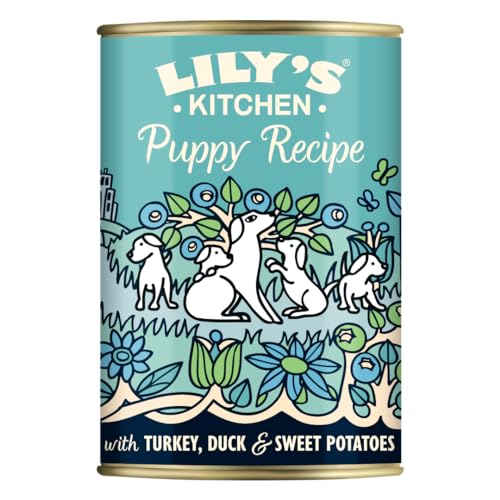 Lily's Kitchen Natürliches Nassfutter für Welpenfutter Hunde Dose - Hundefutter Getreidefreies Rezept (6 x 400g dosen) von Lily's Kitchen