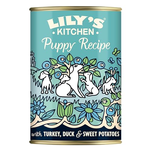 Lily's Kitchen Natürliches Nassfutter für Welpenfutter Hunde Dose - Hundefutter Getreidefreies Rezept (6 x 400g dosen) von Lily's Kitchen