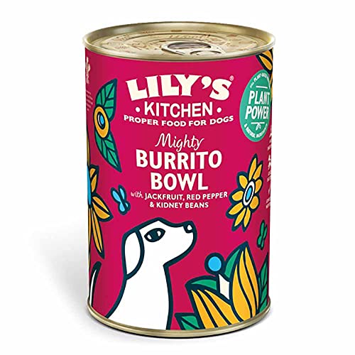 Lily's & Kitchen Mighty Burrito Schale mit Jackfrucht und roter Paprika, 400 g Lily's & Kitchen Mighty Burrito Schale mit Jackfrucht und roter Paprika, 400 g von Lily's Kitchen