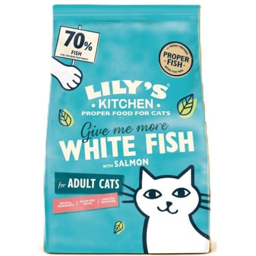 Lily's Kitchen Trockenfutter, gesund und lecker, Fisch, für Katzen, 800 g von Lily's Kitchen