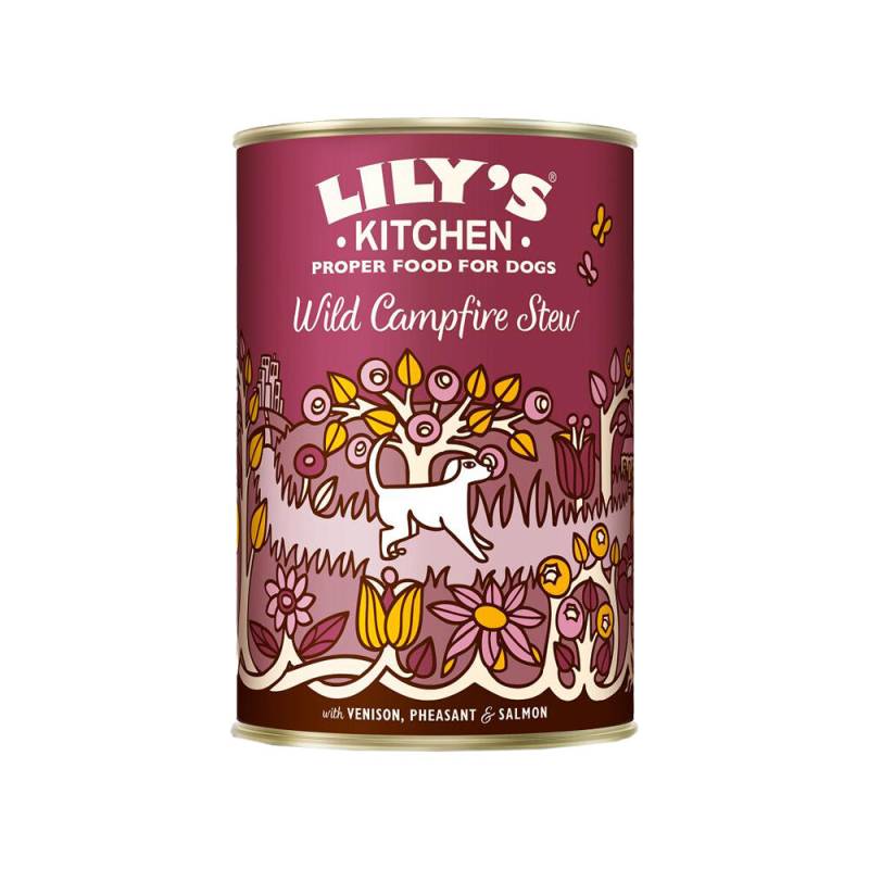 Lilys Kitchen Hundefutter - Dosen- Wild Campfire Stew - 6 x 400 g von Lily's Kitchen