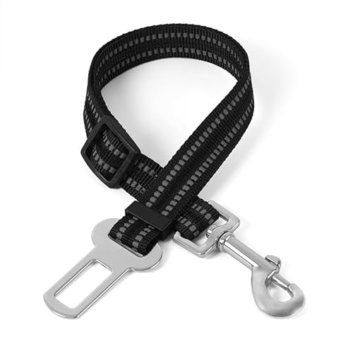 Reflektierendes Drahtseil Für Autos Auto Montierte Haustier Leine, Haustier Auto Sicherheitsgurt, Nylon Reflektierende Faden, Justierbar 2CM×48CM-75CM Schwarz Reflektierendes Drahtseil Für Autos Auto Montierte Haustier Leine, Haustier Auto Sicherheitsgurt, Nylon Reflektierende Faden, Justierbar 2CM×48CM-75CM Schwarz von Limin
