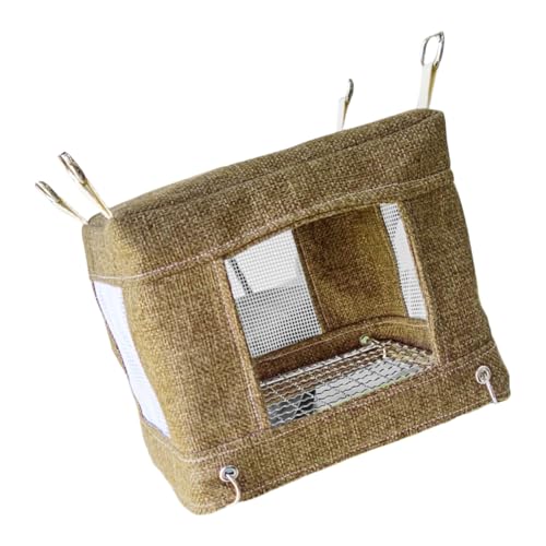 Atmungsaktives Vogelnest Vogelsitzstange Ständer Vogelhaus Papageien Hängematte Käfig Spielzeug Hängematte Sitzstange Käfig Zubehör Atmungsaktives Vogelnest Vogelsitzstange Ständer Vogelhaus Papageien Hängematte Käfig Spielzeug Hängematte Sitzstange Käfig Zubehör von Limtula