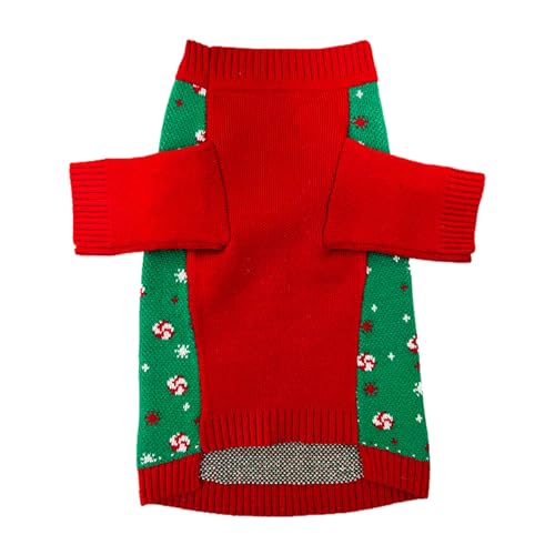 Dicker Haustier-Pullover für Hunde, Jungen und Mädchen, für den Innen- und Außenbereich, Weihnachtspullover für große Hunde von Limtula