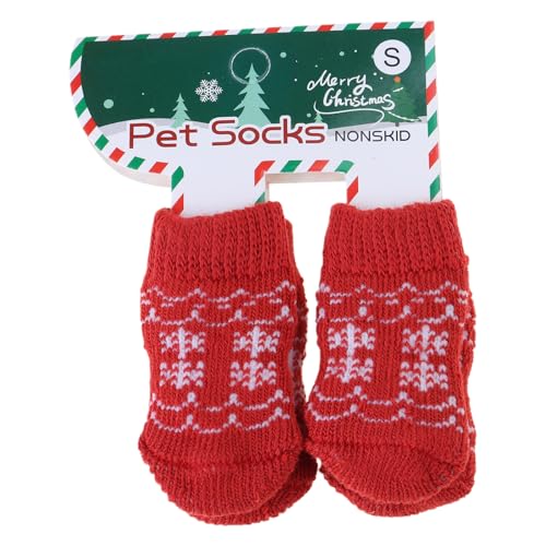 Limtula 4pack Weihnachtswinterhund Socken Warme Hundeblächen Welpen Outdoor Pfoten Beschützer Für Haustier Make Up Kleine Hundebücher Socken Limtula 4pack Weihnachtswinterhund Socken Warme Hundeblächen Welpen Outdoor Pfoten Beschützer Für Haustier Make Up Kleine Hundebücher Socken von Limtula