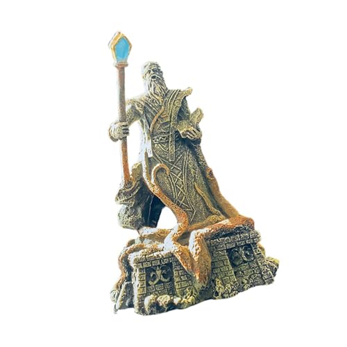 Limtula Aquarien Ornamente Zauberer Figur Harz Statue Verregungen Höhlenhöhle Für Fischtank Und Kleine Fischlebensräume Dekore Limtula Aquarien Ornamente Zauberer Figur Harz Statue Verregungen Höhlenhöhle Für Fischtank Und Kleine Fischlebensräume Dekore von Limtula