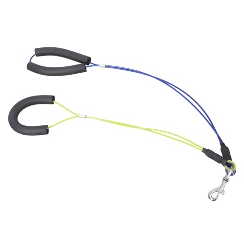 Limtula Drehbarer Haustierpflegeseil, sichere Klemmen, Halter, regulierbare Fesselsysteme für Zuhause, Haustiersalon, abnehmbares Fellpflegeseil von Limtula