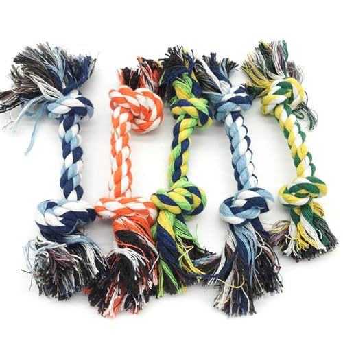 Limtula Hundespielzeug zum Apportieren von Hunden, Seil, Ziehspiel für Hunde, Zahnen, Kauen, Backenzähne Apportieren, für Indoor-Hunde, Wurfspielzeug von Limtula