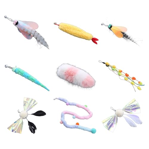 Limtula Katzenstabersatz Set Erhöht Katzen Spielen Sorte EIN Und Spielten Spielzeug Perfekt Für Die Innenbohrung Langweilige Katzen Aktive Neugier Katzen Limtula Katzenstabersatz Set Erhöht Katzen Spielen Sorte EIN Und Spielten Spielzeug Perfekt Für Die Innenbohrung Langweilige Katzen Aktive Neugier Katzen von Limtula