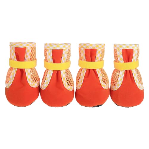 Strapazierfähiger Haustierstiefel mit reflektierenden Riemen, verschleißfest, für Outdoor-Sportaktivitäten, Hundeschuhe von Limtula