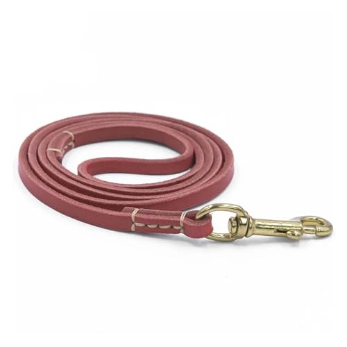 KANGYEBAIHUODIAN 130 cm/180 cm bequemes Zugseil der Hundeleine aus echtem Leder, geeignet for kleine bis mittelgroße Hunde, die trainieren und spazieren gehen, Braun, Rot, Grün (Color : Red, Size : KANGYEBAIHUODIAN 130 cm/180 cm bequemes Zugseil der Hundeleine aus echtem Leder, geeignet for kleine bis mittelgroße Hunde, die trainieren und spazieren gehen, Braun, Rot, Grün (Color : Red, Size : von LinCys