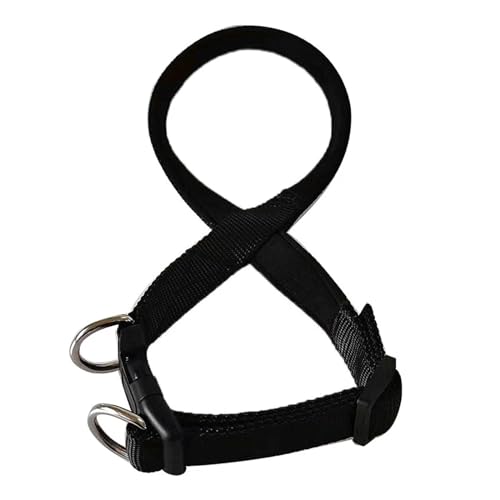 KANGYEBAIHUODIAN Einstellbare Maulkorb Hund Halter Führer Gürtel Langlebig Anti-Biss Maulkorb Fit for Hunde Welpen Training Leine Anti Beißen Stop kauen Mund 2022 (Color : Black, Size : XL) von LinCys