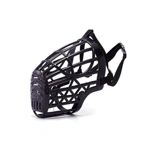 KANGYEBAIHUODIAN Haustier Hund Anti Bellen Maulkorb Fit for Kleine Mittelgroße Hunde Einstellbare Mund Maske Anti-Beißen Training Spielzeug Haustiere zubehör (Color : BK, Size : 3-Suit for 5.0-7.5kg KANGYEBAIHUODIAN Haustier Hund Anti Bellen Maulkorb Fit for Kleine Mittelgroße Hunde Einstellbare Mund Maske Anti-Beißen Training Spielzeug Haustiere zubehör (Color : BK, Size : 3-Suit for 5.0-7.5kg von LinCys