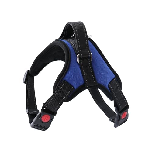 KANGYEBAIHUODIAN Hundegeschirr, langlebig, reflektierend, verstellbar, passend for Hunde, Haustier-Gehgeschirr, passend for kleine, mittelgroße und große Haustiere, Zubehör (Color : Blue, Size : 20- KANGYEBAIHUODIAN Hundegeschirr, langlebig, reflektierend, verstellbar, passend for Hunde, Haustier-Gehgeschirr, passend for kleine, mittelgroße und große Haustiere, Zubehör (Color : Blue, Size : 20- von LinCys