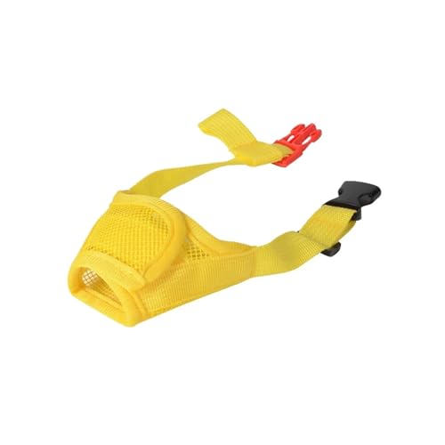 KANGYEBAIHUODIAN Hundemaulkorb aus Nylon, verstellbares Netz, atmungsaktiv, Maulkörbe, passend for Hunde, Anti-Beißen, Kauen, Haustier-Mundmaske, Haustier-Trainingszubehör (Color : S4, Size : S) von LinCys