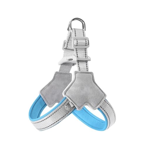 KANGYEBAIHUODIAN Reflektierendes Haustier-Hundegeschirr im Sattel-Stil, atmungsaktiver Hunde-Brustgurt, passend for kleine mittelgroße Hunde, Welpengeschirre, Halsband for französische Bulldogge (Col KANGYEBAIHUODIAN Reflektierendes Haustier-Hundegeschirr im Sattel-Stil, atmungsaktiver Hunde-Brustgurt, passend for kleine mittelgroße Hunde, Welpengeschirre, Halsband for französische Bulldogge (Col von LinCys