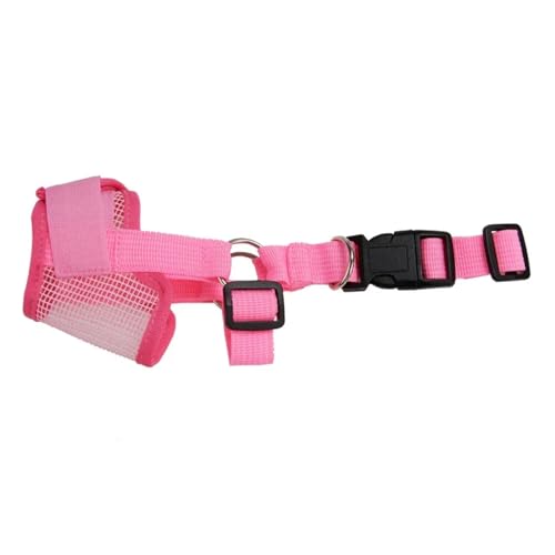 KANGYEBAIHUODIAN Verstellbarer Maulkorb for Hunde, Mesh, atmungsaktiv, for den Mund von Hunden, Nylongürtel, Anti-Bell-Maulkorb, passend for kleine und große Hunde, Haustierzubehör (Color : Pink, SI KANGYEBAIHUODIAN Verstellbarer Maulkorb for Hunde, Mesh, atmungsaktiv, for den Mund von Hunden, Nylongürtel, Anti-Bell-Maulkorb, passend for kleine und große Hunde, Haustierzubehör (Color : Pink, SI von LinCys