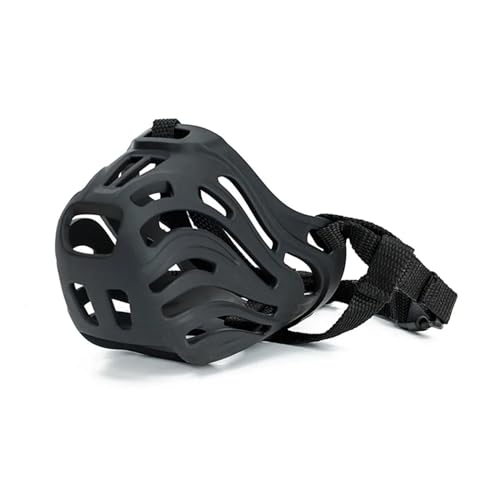 KANGYEBAIHUODIAN Verstellbarer Maulkorb for Hunde, weiches Silikon, atmungsaktives Netz, Stabiler Korb, Maulkörbe for kleine und große Hunde, Haustiertraining, passend for Zubehör, weich (Color : Bla KANGYEBAIHUODIAN Verstellbarer Maulkorb for Hunde, weiches Silikon, atmungsaktives Netz, Stabiler Korb, Maulkörbe for kleine und große Hunde, Haustiertraining, passend for Zubehör, weich (Color : Bla von LinCys