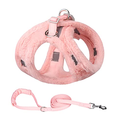 KANGYEBAIHUODIAN Verstellbares Hundegeschirr, kein Ziehen, for Welpen, Katzen, Winter, warme Geschirre, Leine, Leine, Französische Bulldogge, Chihuahua-Kragen, Seil, Haustier, passend for Zubehör (Co KANGYEBAIHUODIAN Verstellbares Hundegeschirr, kein Ziehen, for Welpen, Katzen, Winter, warme Geschirre, Leine, Leine, Französische Bulldogge, Chihuahua-Kragen, Seil, Haustier, passend for Zubehör (Co von LinCys