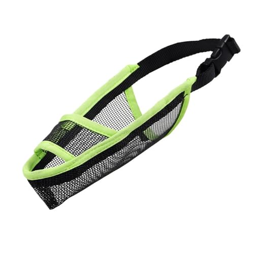 KANGYEBAIHUODIAN XXS-XL Hundemaulkorb, Anti-Bell-Hundemundmaske, Verstellbarer Haustiermaulkorb, passend for kleine und große Hunde, atmungsaktives Mesh-Haustiermund, Heimtierbedarf (Color : Green, KANGYEBAIHUODIAN XXS-XL Hundemaulkorb, Anti-Bell-Hundemundmaske, Verstellbarer Haustiermaulkorb, passend for kleine und große Hunde, atmungsaktives Mesh-Haustiermund, Heimtierbedarf (Color : Green, von LinCys