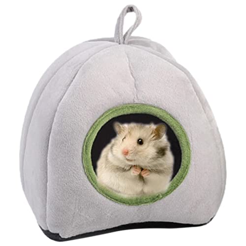 Kot-au Hamster-Versteck für kleine Haustiere, warm, für kleine Tiere, schlafende Höhle, Plüschnest für Zwerghamster, Igel, aus von LinLinfa