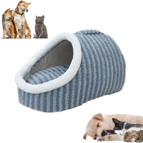 Cozy Hideaway Pet Bed, Non-Slip Washable Soft Pet Slipper Cave Bed Sleeping Bag for Small Medium Pets, Indoor Pet Nest Bed with Removable Mattress Cozy Hideaway Pet Bed, Non-Slip Washable Soft Pet Slipper Cave Bed Sleeping Bag for Small Medium Pets, Indoor Pet Nest Bed with Removable Mattress von LinZong
