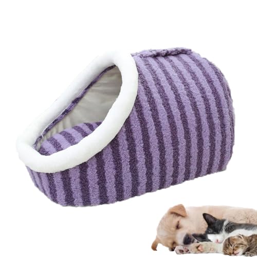 Cozy Hideaway Pet Bed, Non-Slip Washable Soft Pet Slipper Cave Bed Sleeping Bag for Small Medium Pets, Indoor Pet Nest Bed with Removable Mattress Cozy Hideaway Pet Bed, Non-Slip Washable Soft Pet Slipper Cave Bed Sleeping Bag for Small Medium Pets, Indoor Pet Nest Bed with Removable Mattress von LinZong