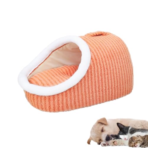 Cozy Hideaway Pet Bed, Non-Slip Washable Soft Pet Slipper Cave Bed Sleeping Bag for Small Medium Pets, Indoor Pet Nest Bed with Removable Mattress Cozy Hideaway Pet Bed, Non-Slip Washable Soft Pet Slipper Cave Bed Sleeping Bag for Small Medium Pets, Indoor Pet Nest Bed with Removable Mattress von LinZong