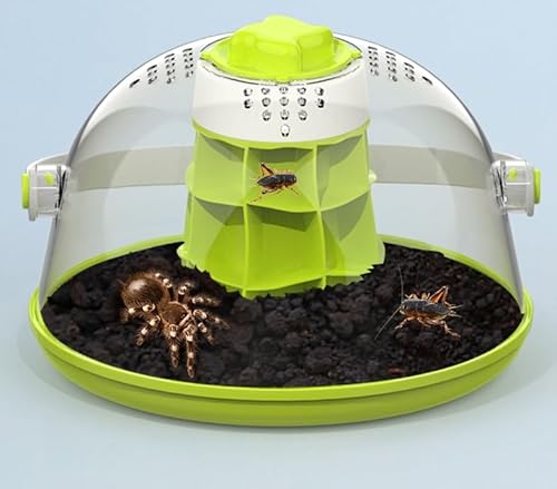 LinaLife Schneckenbeobachtungsterrarien Zuchtbox, Rund Schneckenlebensraum Starter Terrarium Kit, Schneckenfutterbox, ideal für Schnecken, Käfer, Spinnen, Kleine Reptilien Insekten Futtertonne LinaLife Schneckenbeobachtungsterrarien Zuchtbox, Rund Schneckenlebensraum Starter Terrarium Kit, Schneckenfutterbox, ideal für Schnecken, Käfer, Spinnen, Kleine Reptilien Insekten Futtertonne von LinaLife
