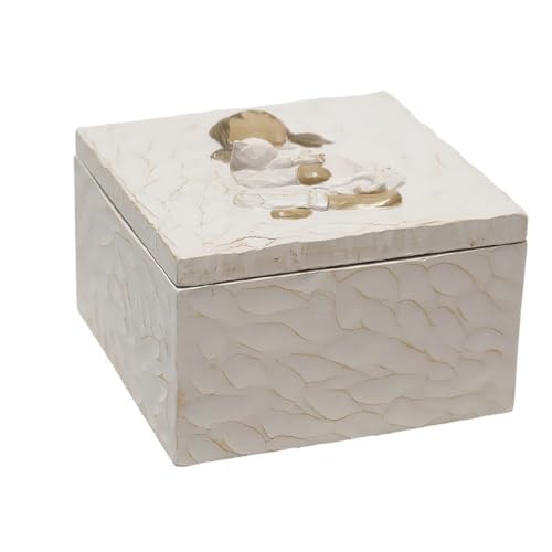 Haustier Einäscherung Box, XLarge Holzurnen für Beerdigung Tierurnen für Katze Personalisiert Hunde Urnen für Hunde Asche, für Asche Haustier Asche Box mit Hundeengel und Aschebeutel(Cat) von LingXianXing