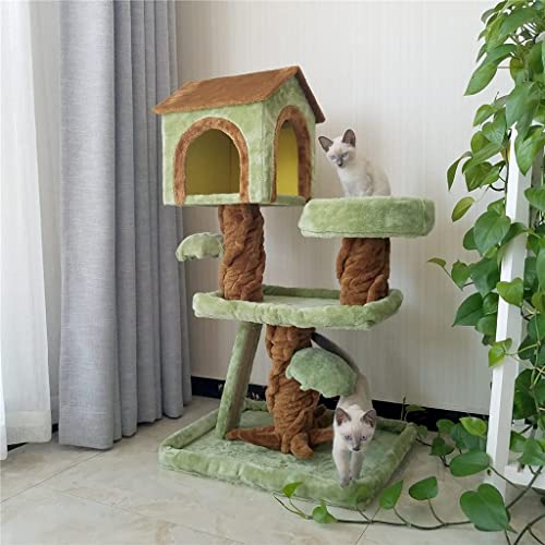 Linjolly Katzen Baum Katzen Kletterrahmen Katzen Katzen Wurf Baum EIN Tongtianzhu Klettern Rahmen Haus Haustierbedarf von Linjolly