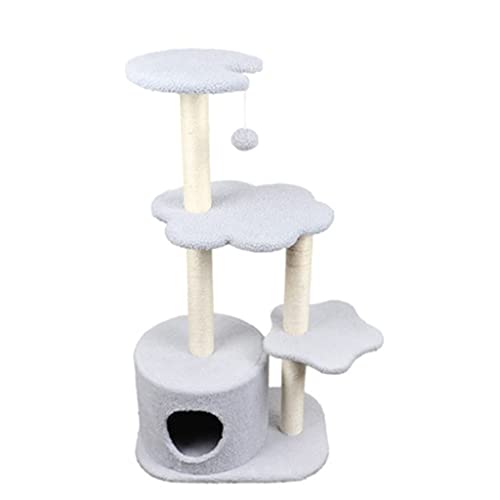 Linjolly Katzen Baum Tower Condo Kratzer Beitrag Pfosten Katzen Kletterturm Haustier Katzen Baum Spielzeug Mit Kugel Katzen Jumping Spielzeug Katzen Möbel von Linjolly