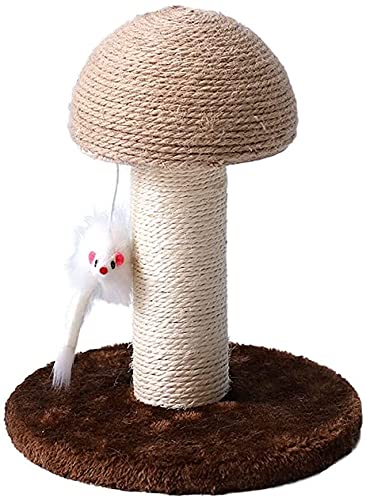 Neue Haustierprodukte Sisal Seil Welle EIN Holzrahmen for Spielzeug Katzen Abstreifer mit terliger Leiterrahmen for Spielzeugpilz Fitness Kitty Post (Size : S) von Linjolly