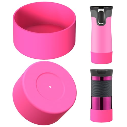 Linkidea Wasserflaschen-Stiefel, kompatibel mit Contigo West Loop 2.0, 453 g, 567 ml, 680 ml, Huron 2.0, 453 g, 567 ml, Silikon, rutschfester Stoßstangenschutz für Flaschen, Rosa, 2 Stück Linkidea Wasserflaschen-Stiefel, kompatibel mit Contigo West Loop 2.0, 453 g, 567 ml, 680 ml, Huron 2.0, 453 g, 567 ml, Silikon, rutschfester Stoßstangenschutz für Flaschen, Rosa, 2 Stück von Linkidea