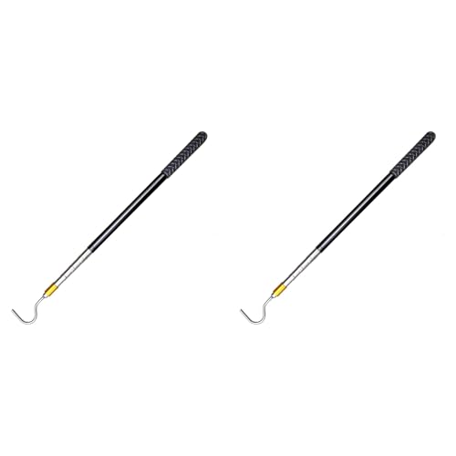 Lioggyet 2 Stück 61 Snake Hook Reptile Catcher Stick Pole, Werkzeugset für Schlangen, Python Copperhead Removal Catch von Lioggyet