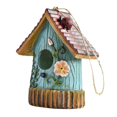 Lioggyet Vogelhaus zum Aufhängen Vogelhaus Gartendeko geeignet zum Aufhängen am , , Bastelarbeiten B von Lioggyet