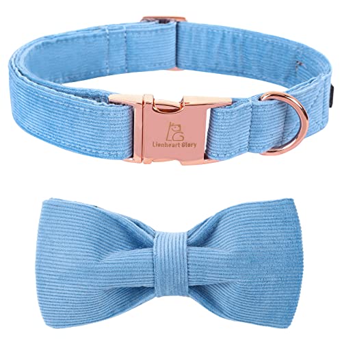 Lionheart glory Hundehalsband, Cord-Hundehalsband mit Schleife, Haustier weich und bequem Fliege Krawatte Halsband einstellbare Hundehalsband für kleine mittlere große Hunde Lionheart glory Hundehalsband, Cord-Hundehalsband mit Schleife, Haustier weich und bequem Fliege Krawatte Halsband einstellbare Hundehalsband für kleine mittlere große Hunde von Lionheart glory