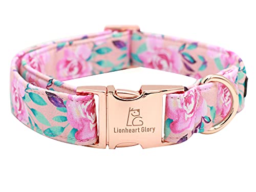 Lionheart glory Hundehalsband mit Blumendruck, niedliches Hundehalsband, Frühling, verstellbar, weich, für Mädchen, Haustier-Halsbänder für große Hunde, Haustiergeschenk Lionheart glory Hundehalsband mit Blumendruck, niedliches Hundehalsband, Frühling, verstellbar, weich, für Mädchen, Haustier-Halsbänder für große Hunde, Haustiergeschenk von Lionheart glory