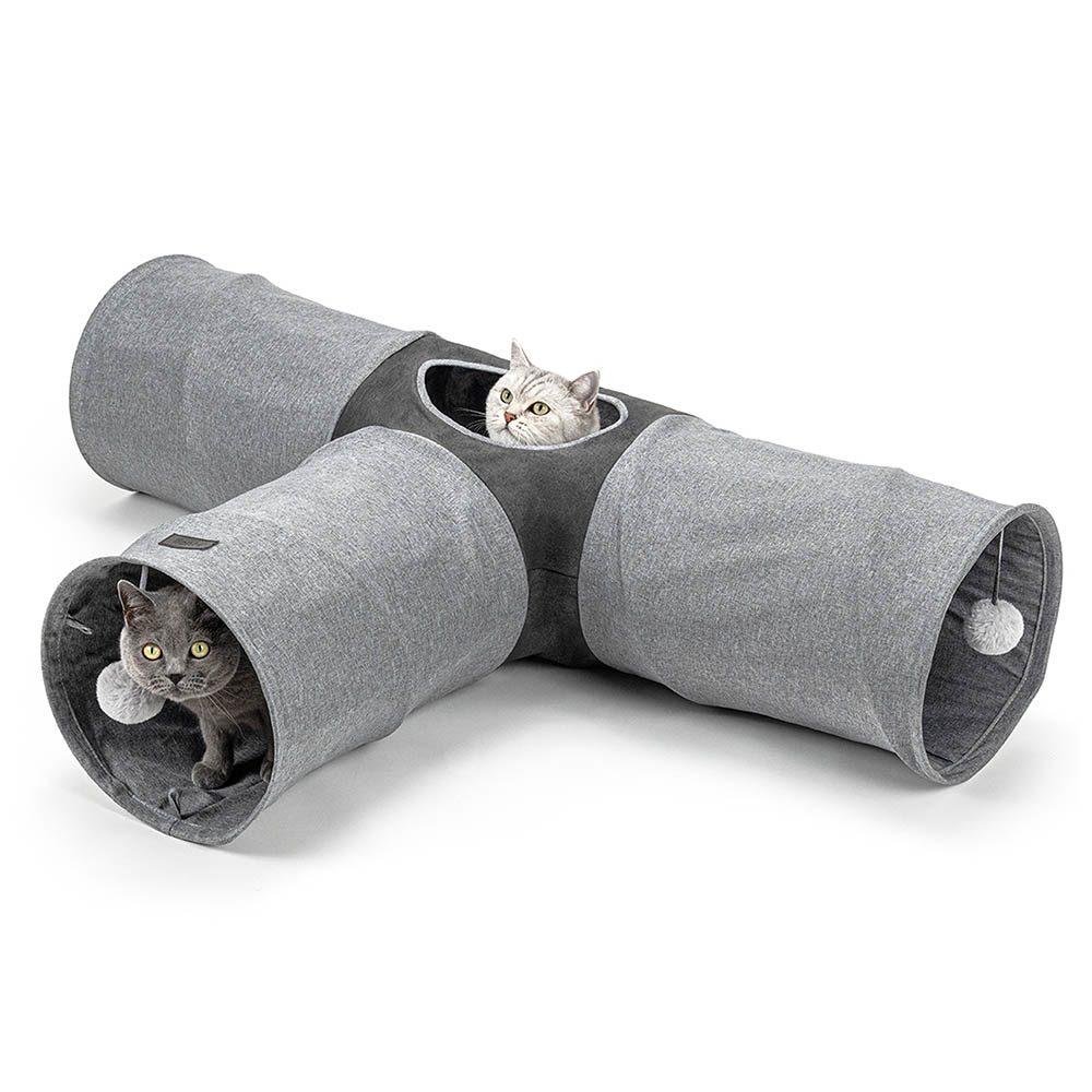 Lionto 3-Wege-Katzentunnel - L 30 x B 120 x H 80 cm Lionto 3-Wege-Katzentunnel - L 30 x B 120 x H 80 cm von Lionto