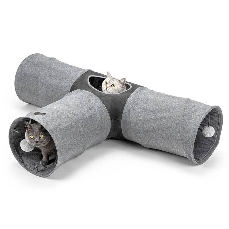 Lionto 3-Wege-Katzentunnel - L 30 x B 120 x H 80 cm von Lionto