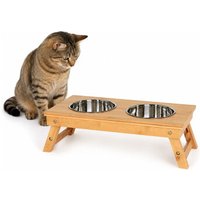 Lionto Futterstation für Katzen aus Bambus Lionto Futterstation für Katzen aus Bambus von Lionto