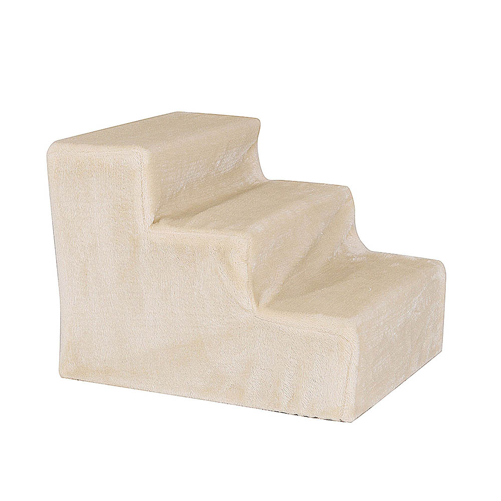 Lionto Haustiertreppe mit Plüschbezug - beige: L 46 x B 36 x H 34 cm Lionto Haustiertreppe mit Plüschbezug - beige: L 46 x B 36 x H 34 cm von Lionto