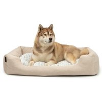 Lionto Hundebett mit Wendekissen meliert L von Lionto