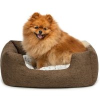 Lionto Hundebett mit Wendekissen meliert S von Lionto