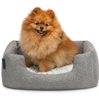 Lionto Hundebett mit Wendekissen meliert grau S von Lionto