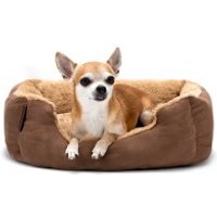 Lionto Hundebett mit Wendekissen braun S von Lionto