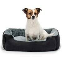 Lionto Hundebett mit Wendekissen grau/ schwarz M von Lionto