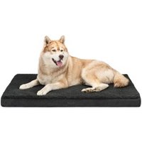 Lionto orthopädisches Hundebett, 112x81x8 cm, für Hunde & Katzen, schwarz von Lionto