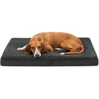 Lionto orthopädisches Hundebett, 91x69x8 cm, für Hunde & Katzen, schwarz von Lionto